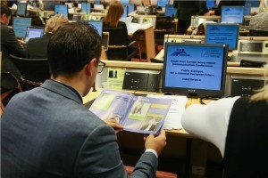 Participants at the SEECOM conference in Brussels in 2016
