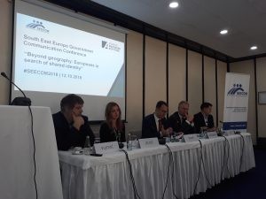 Participants at the SEECOM conference in Sarajevo in 2018