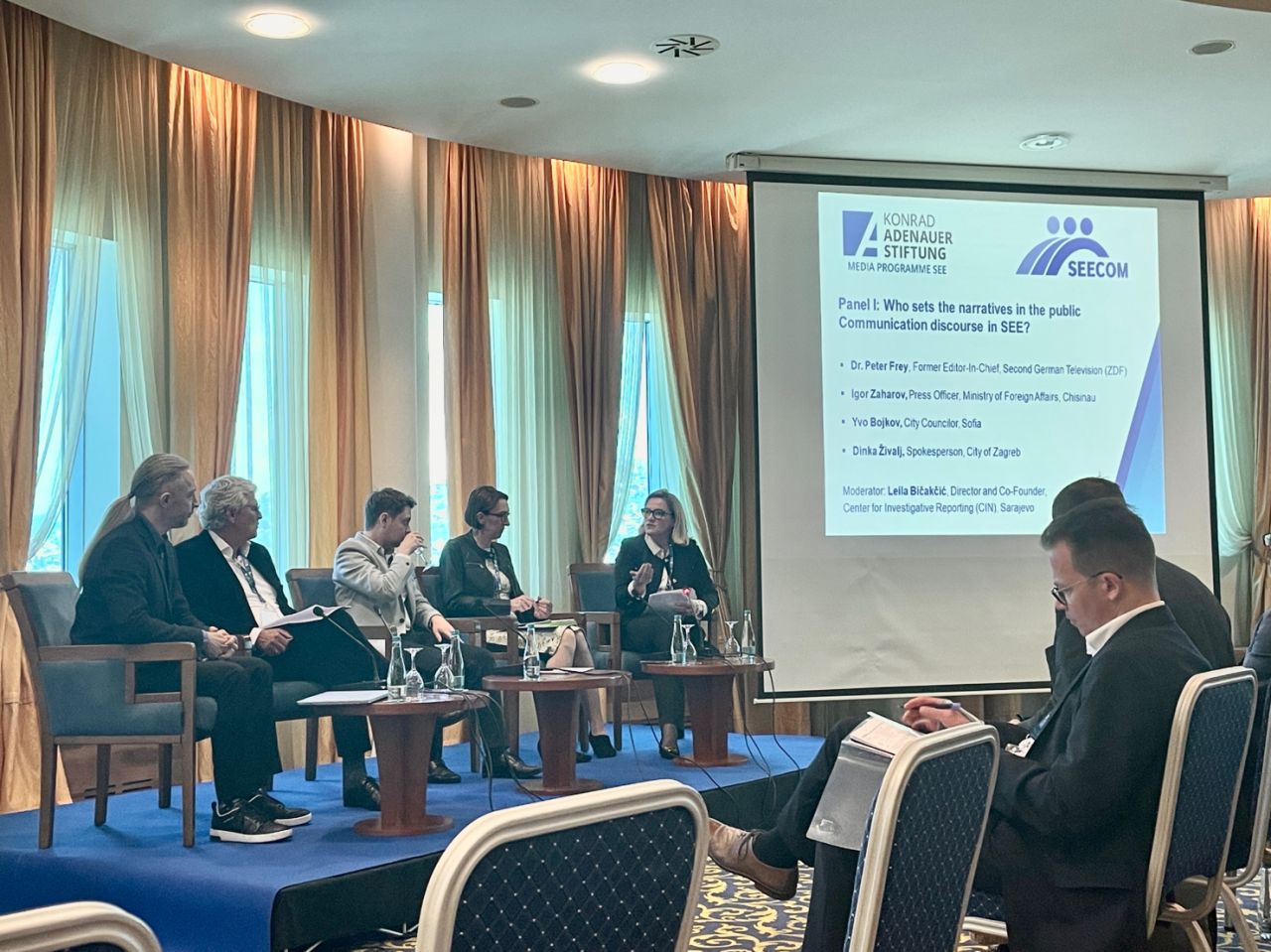 Participants at the SEECOM conference in Sarajevo in 2023
